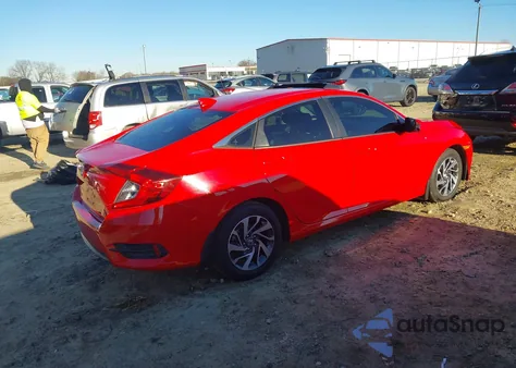 2018 Honda Civic Ex из США, поврежденный, VIN 2HGFC2F7XJH541752